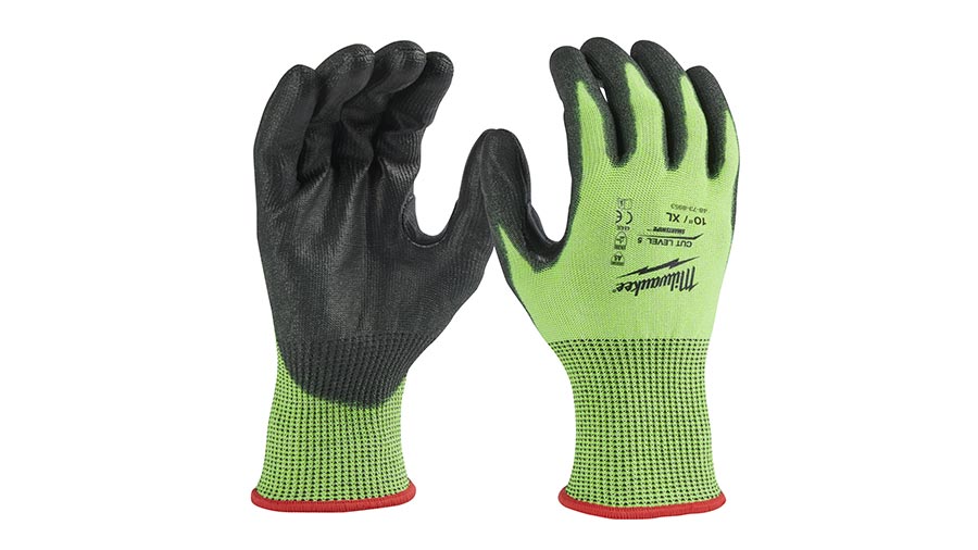 gants haute visibilité anti-coupure niveau 5/E 4932479934 taille XL/10 Milwaukee