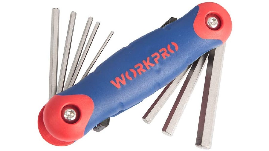 Jeu de clés hexagonales pliantes WORK PRO W022005 Jeu de clés hexagonales pliantes WORK PRO W022005