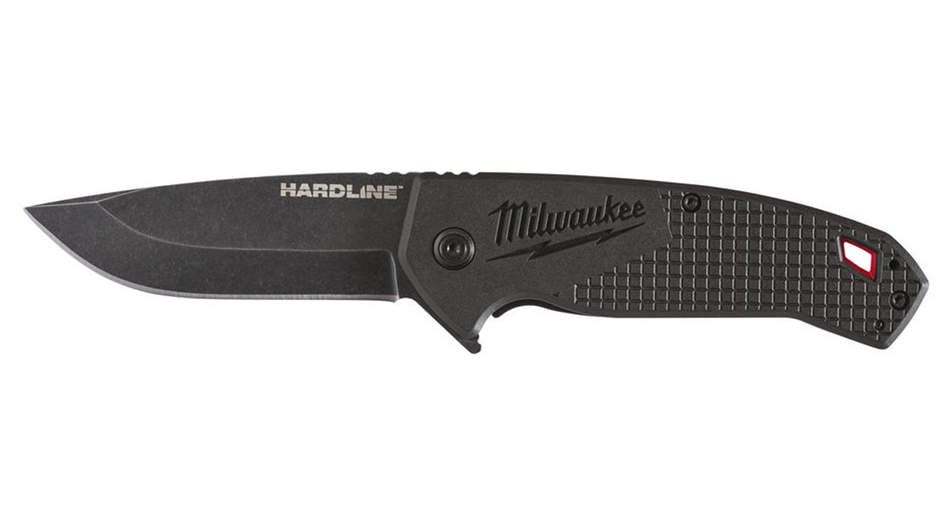 test et avis Couteau pliant Milwaukee Hardline lame lisse