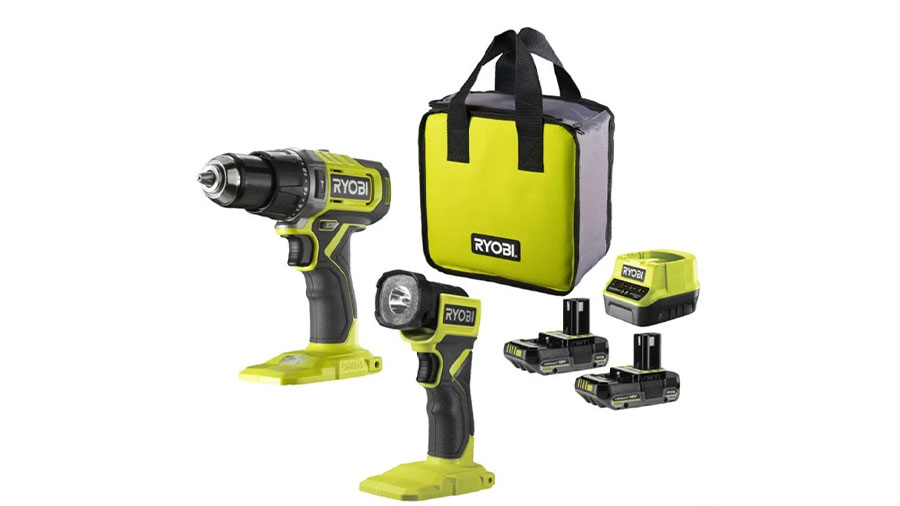 perceuse-visseuse à percussion sans fil RPD18-2C20ST Ryobi