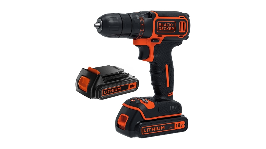 Perceuse-visseuse sans fil 18 V BLACK+DECKER BDCDC18B-QW