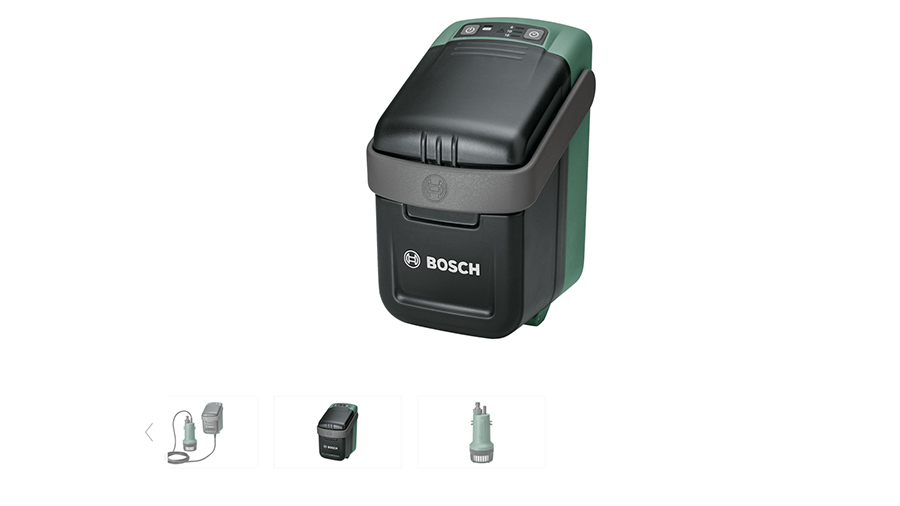 Test, avis et prix : Pompe pour récupérateur d'eau Bosch GardenPump 18 Solo