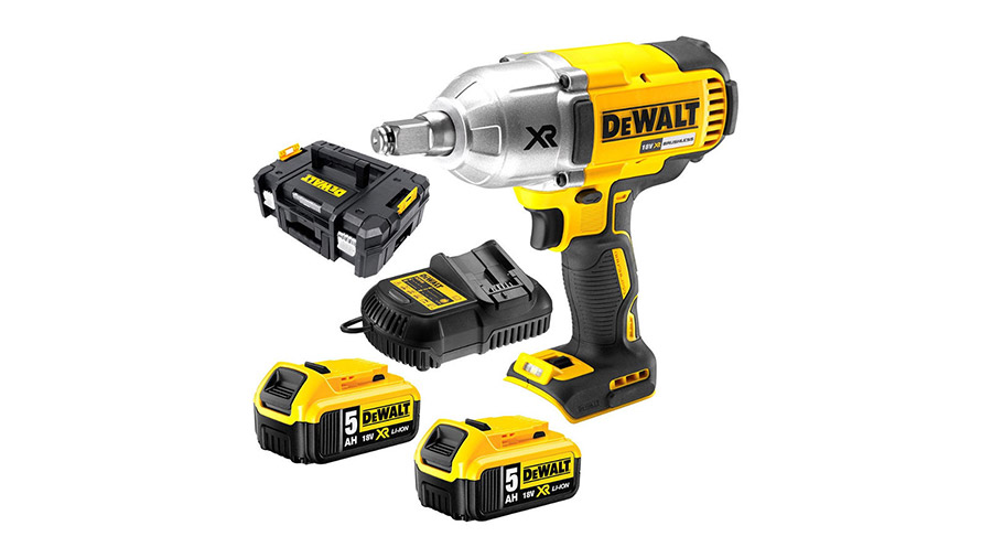 Boulonneuse clé à choc sans fil DEWALT Dcf899p2-qw 5 Ah, 2 batteries