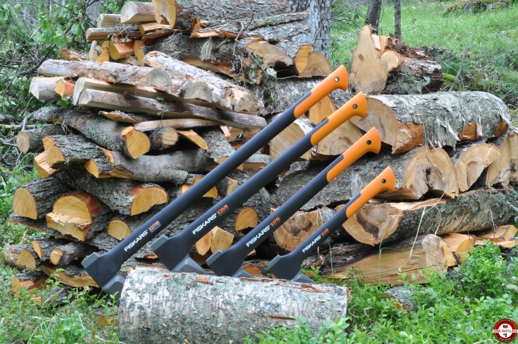 Haches et merlins : outils pour le bois Fiskars - Zone Outillage