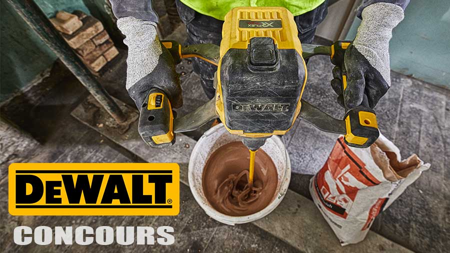 Malaxeur et radio XR FLEXVOLT DEWALT