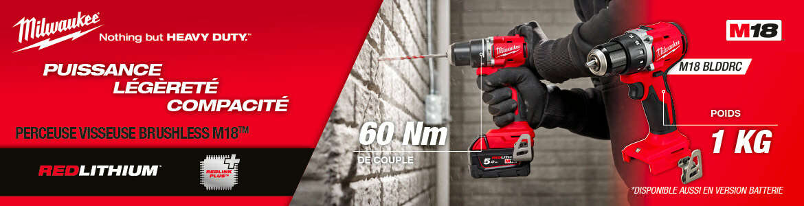 Gamme compacte sans fil Milwaukee M18 : pour un confort de travail maximal et une productivité accrue