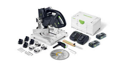 scie à onglets sans fil SYMMETRIC SYMC 70 4,0 EBI-Plus Festool 