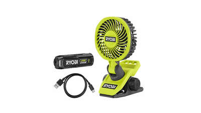 ventilateur à pince USB Lithium 4V RCF4-120G Ryobi