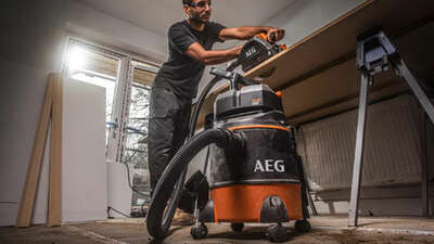 aspirateur de chantier sans fil 18 V sec et humide BWD18-0 AEG