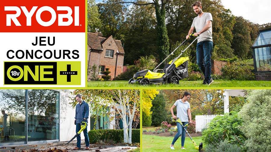 Outils jardin RYOBI ONE+ à gagner !