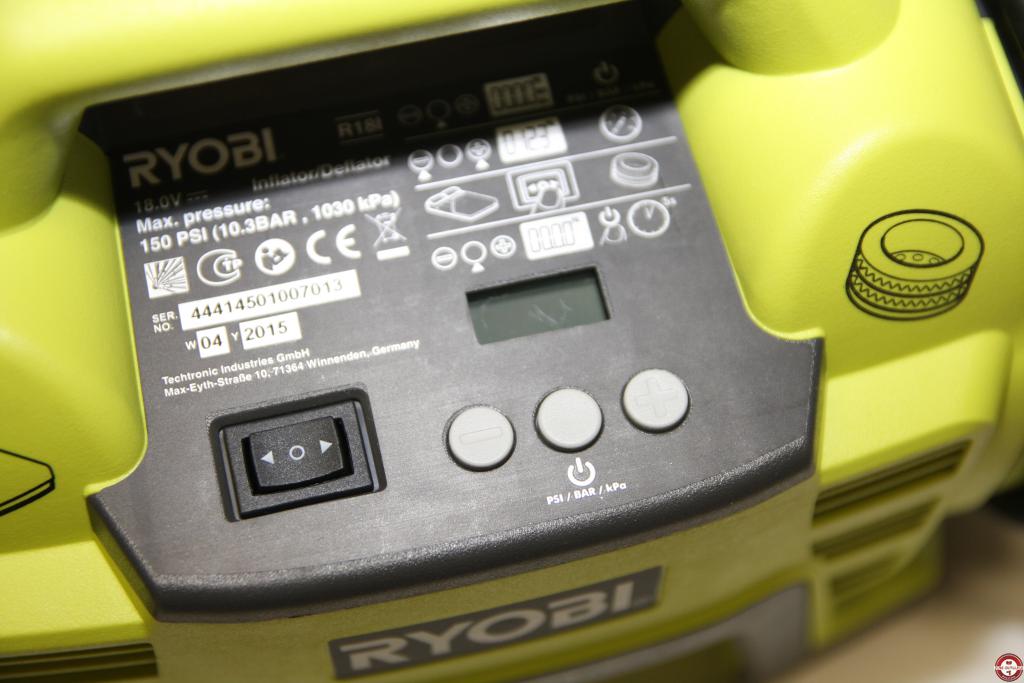 RYOBI Inflateur à haute pression de 18V ONE+ (outil seulement)